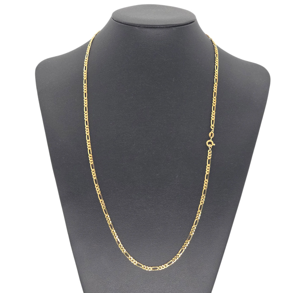 Collana modello catena piatta in oro giallo 18kt