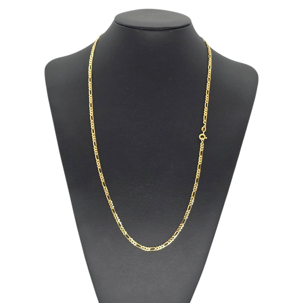 Collana modello catena piatta in oro giallo 18kt