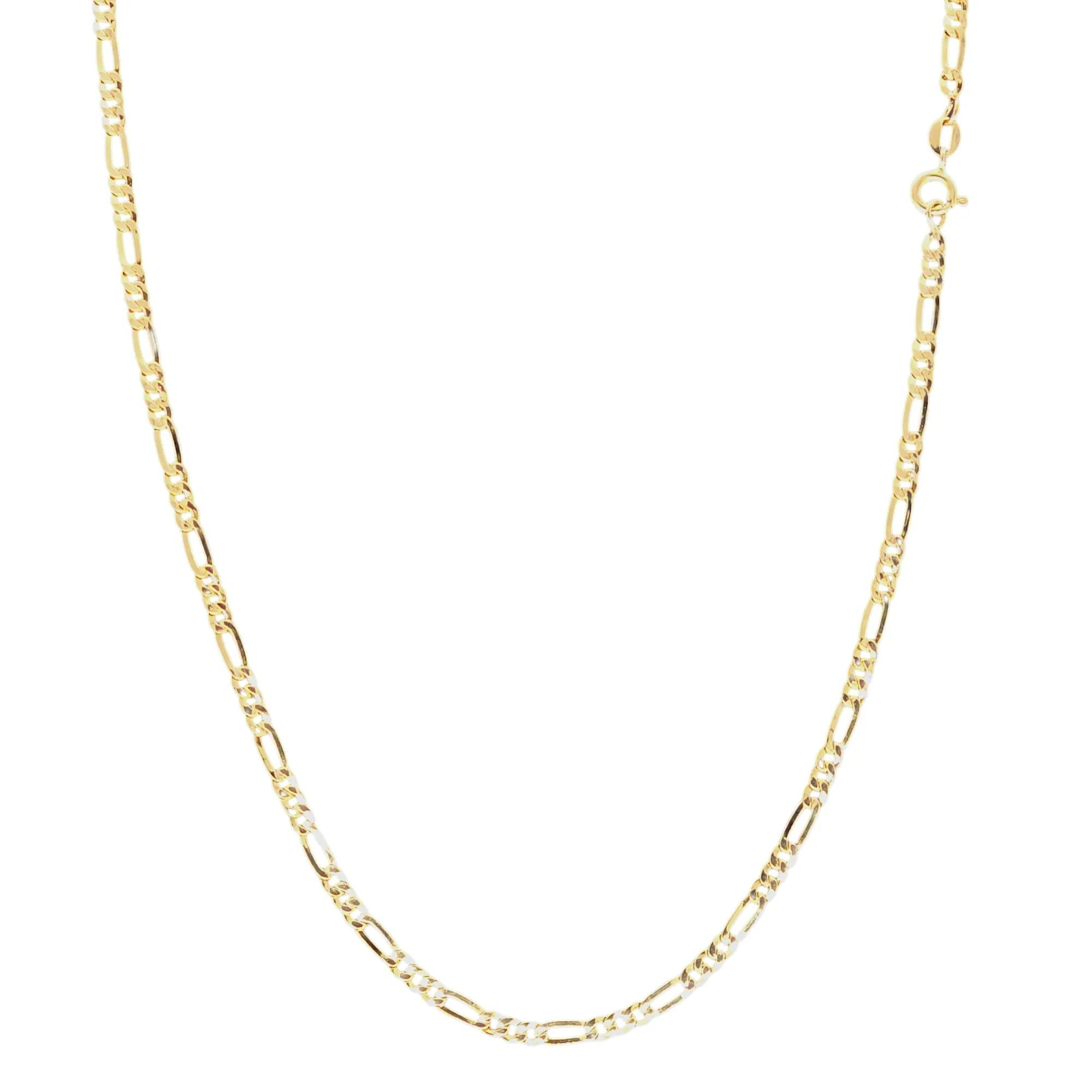 Collana modello catena piatta in oro giallo 18kt