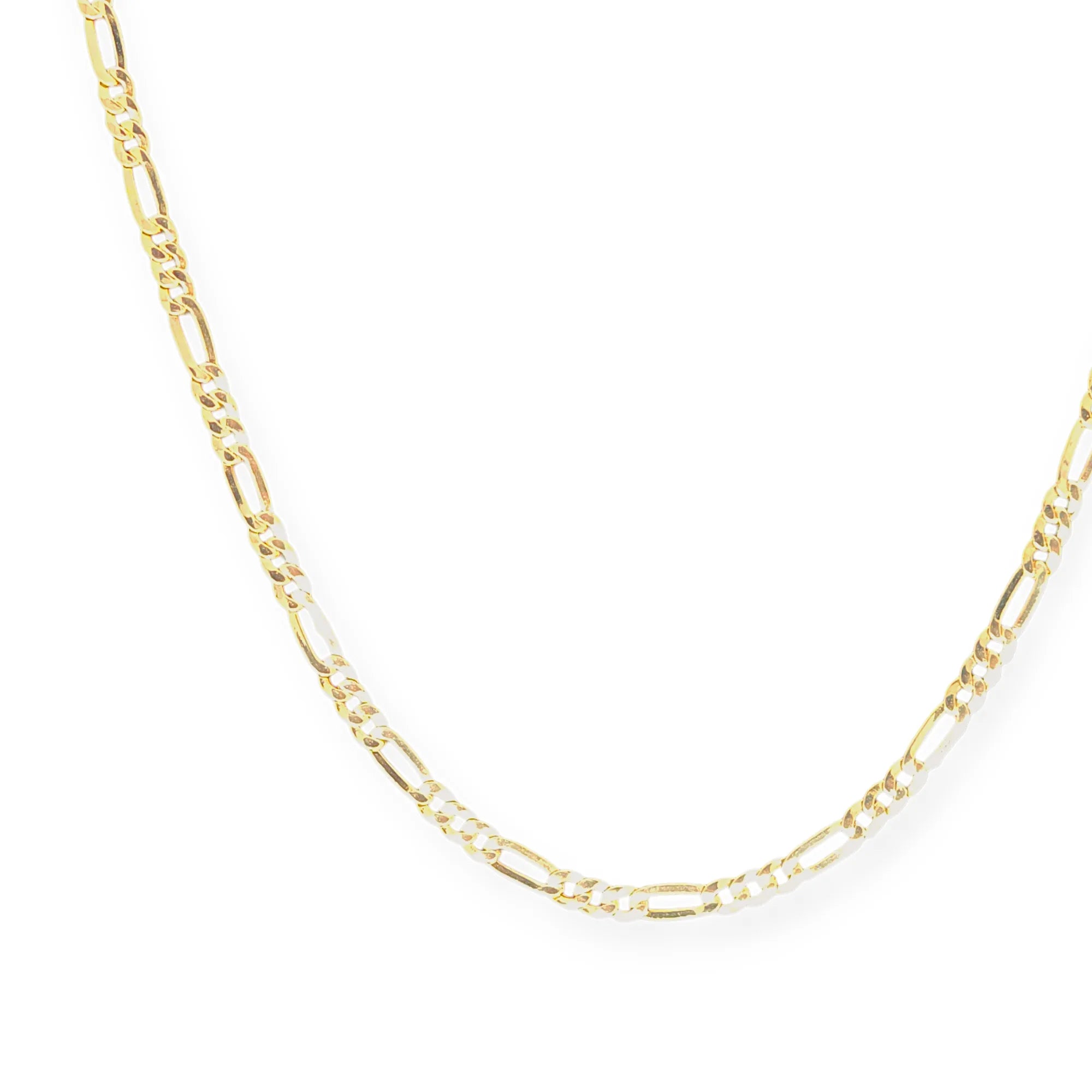Collana modello catena piatta in oro giallo 18kt