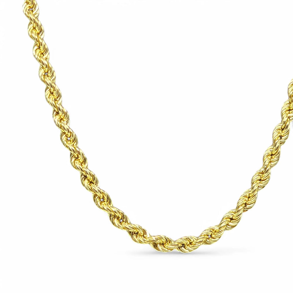 Collana modello funetta classica in oro giallo 18kt 750