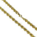 Collana modello funetta classica in oro giallo 18kt 750
