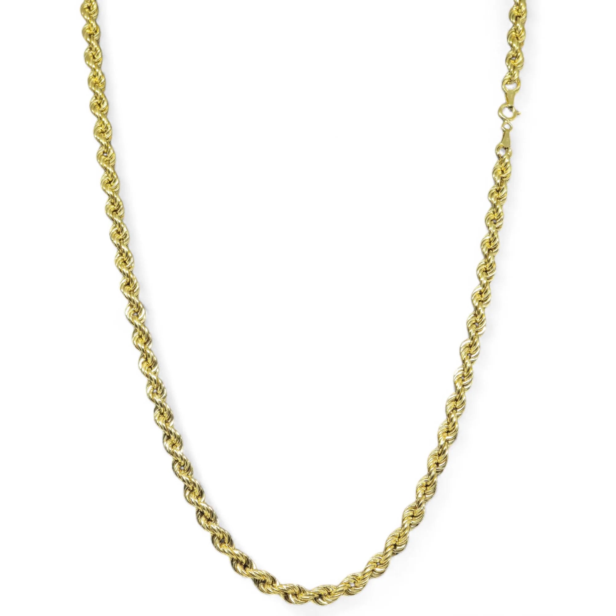 Collana modello funetta classica in oro giallo 18kt 750