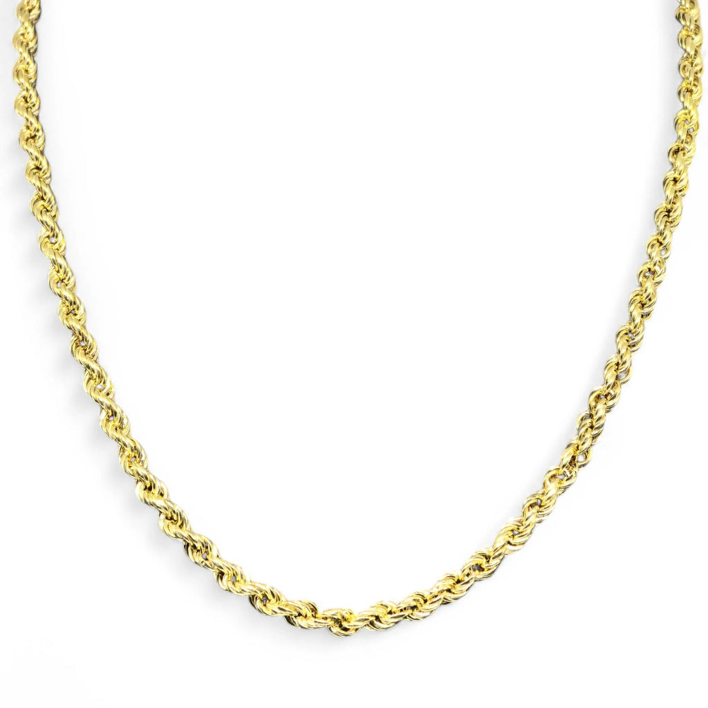 Collana modello funetta in oro giallo 18 carati 750