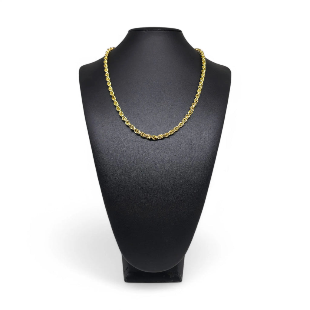 Collana modello funetta in oro giallo 18 carati 750