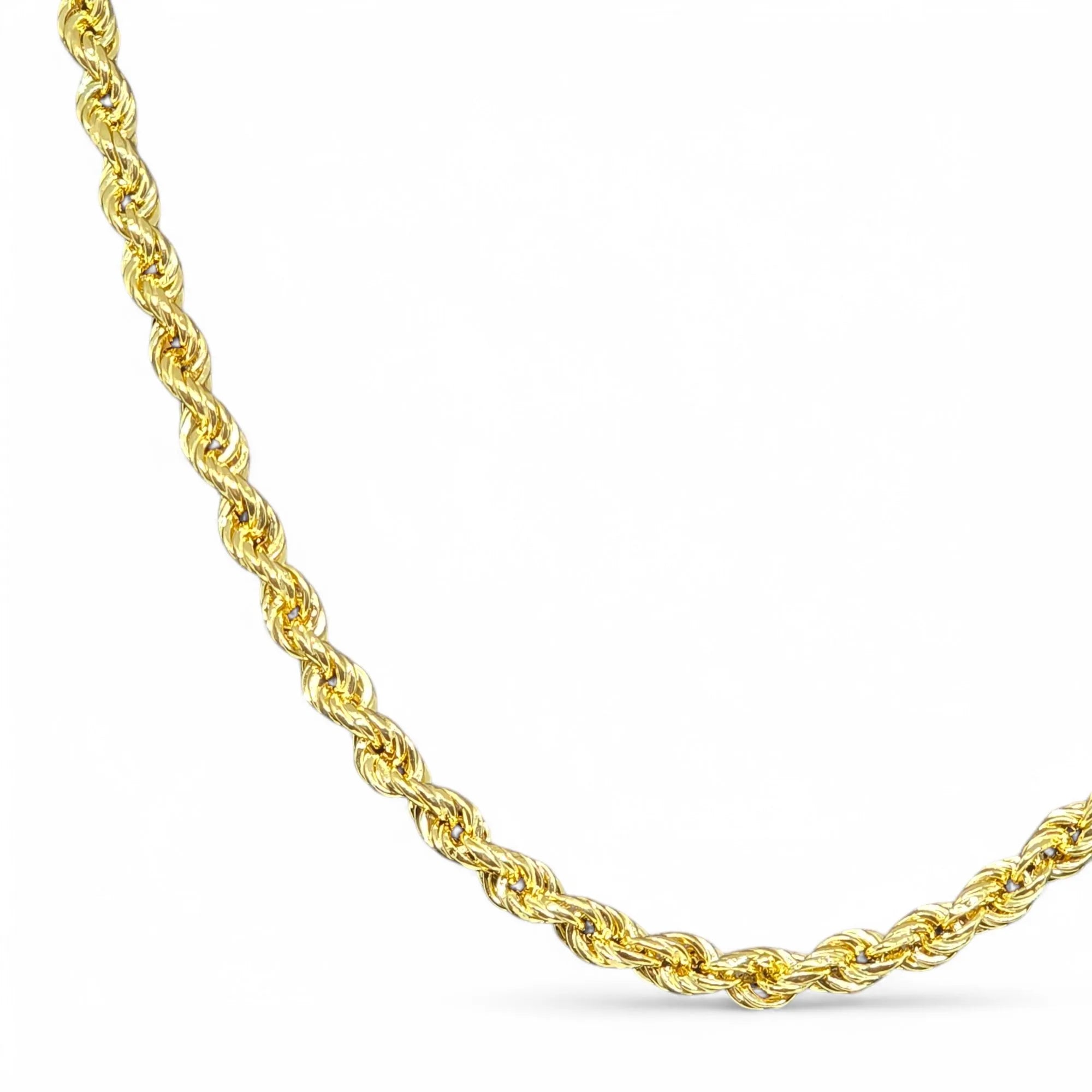 Collana modello funetta in oro giallo 18 carati 750