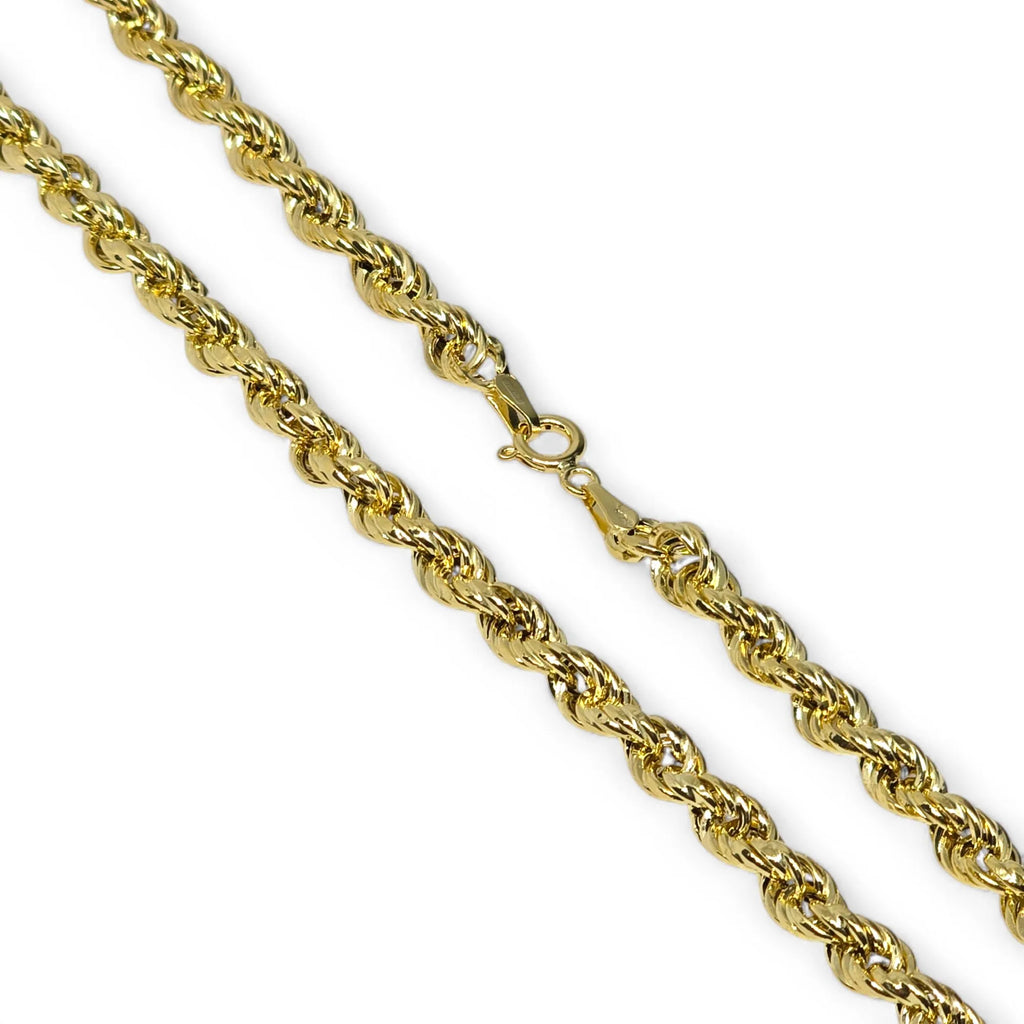 Collana modello funetta in oro giallo 18 carati 750