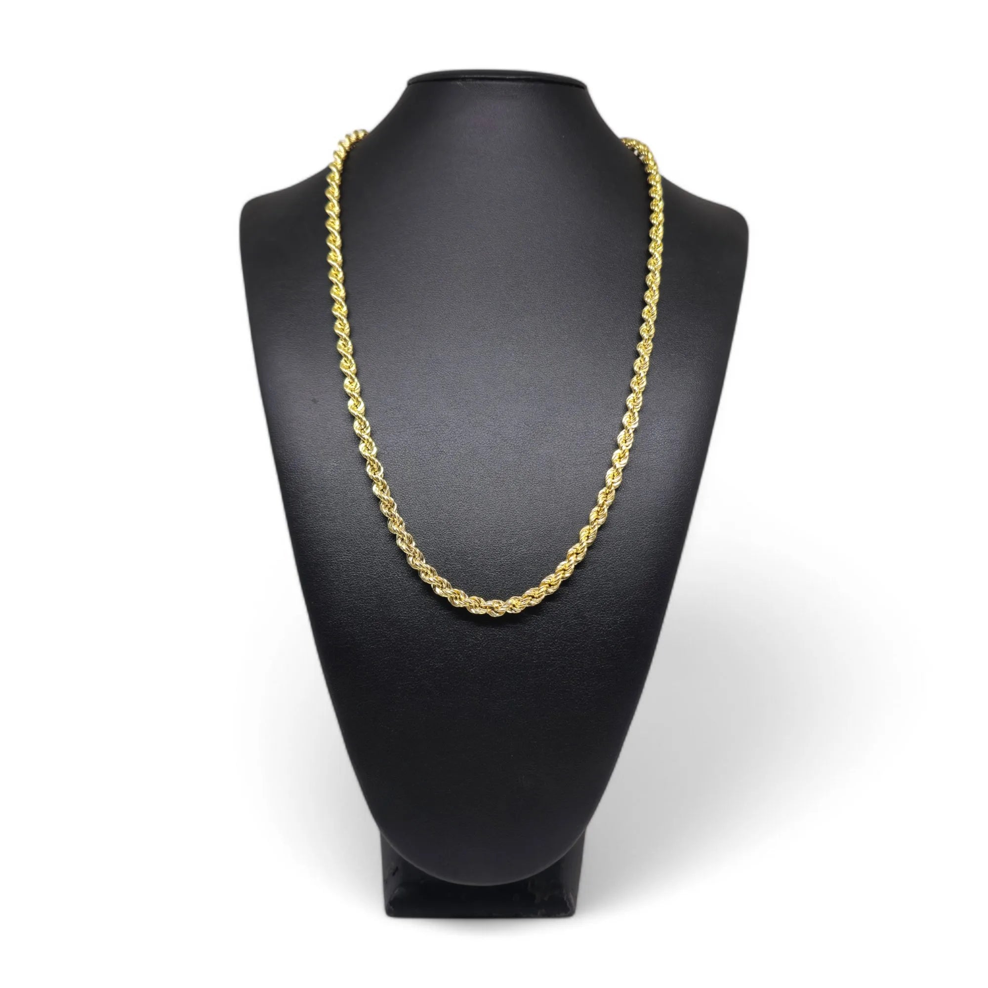 Collana modello funetta in oro giallo 18 carati 750 60cm