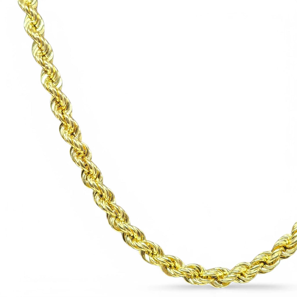 Collana modello funetta in oro giallo 18 carati 750 60cm
