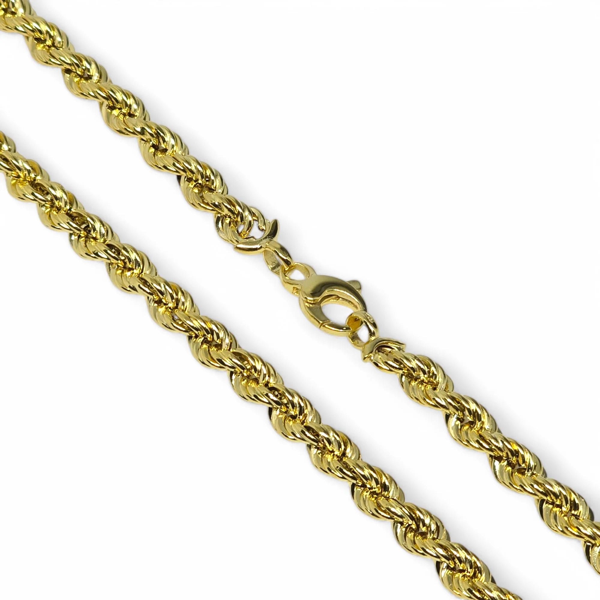 Collana modello funetta in oro giallo 18 carati 750 60cm