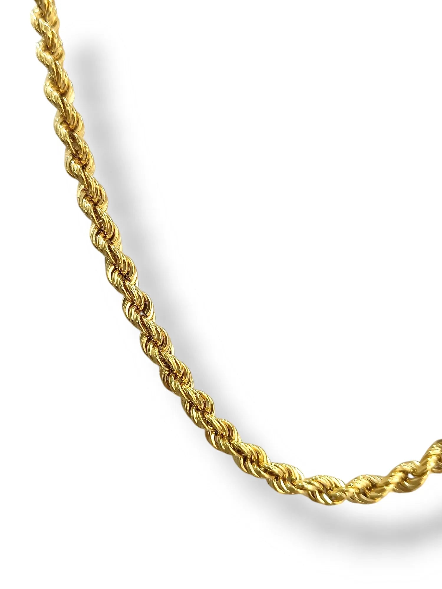 Collana modello funetta in oro giallo 18 carati stile classico