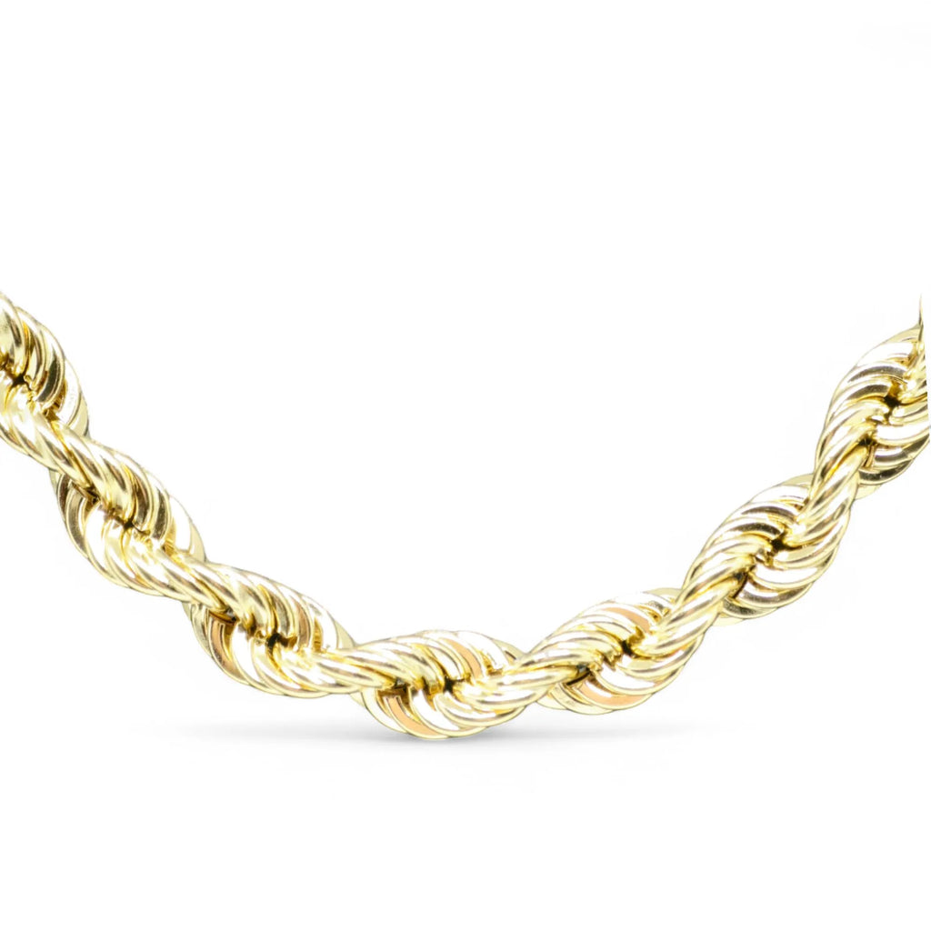 Collana modello funetta in oro giallo 18 carati stile classico 60cm