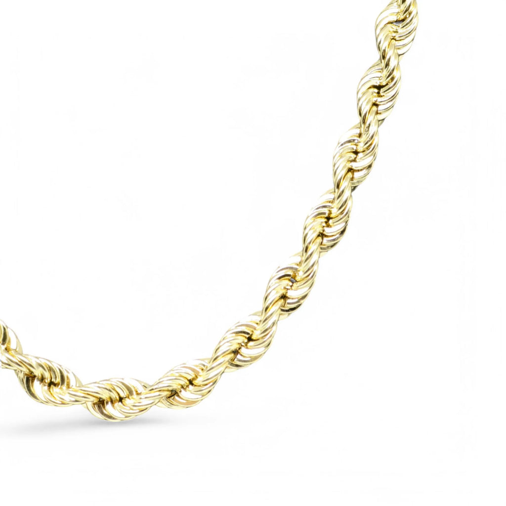 Collana modello funetta in oro giallo 18 carati stile classico 60cm