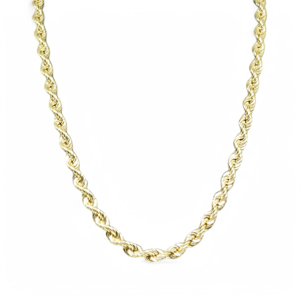 Collana modello funetta in oro giallo 18 carati stile classico 60cm