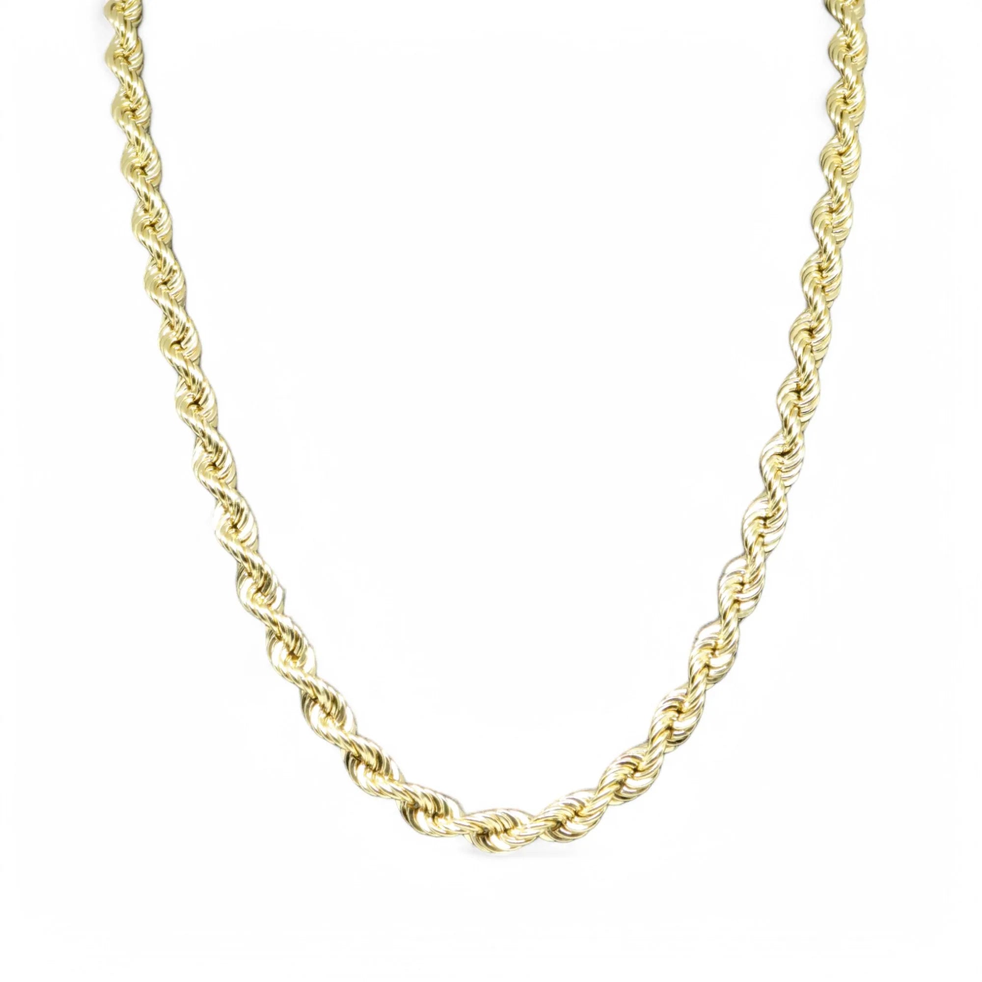 Collana modello funetta in oro giallo 18 carati stile classico 60cm