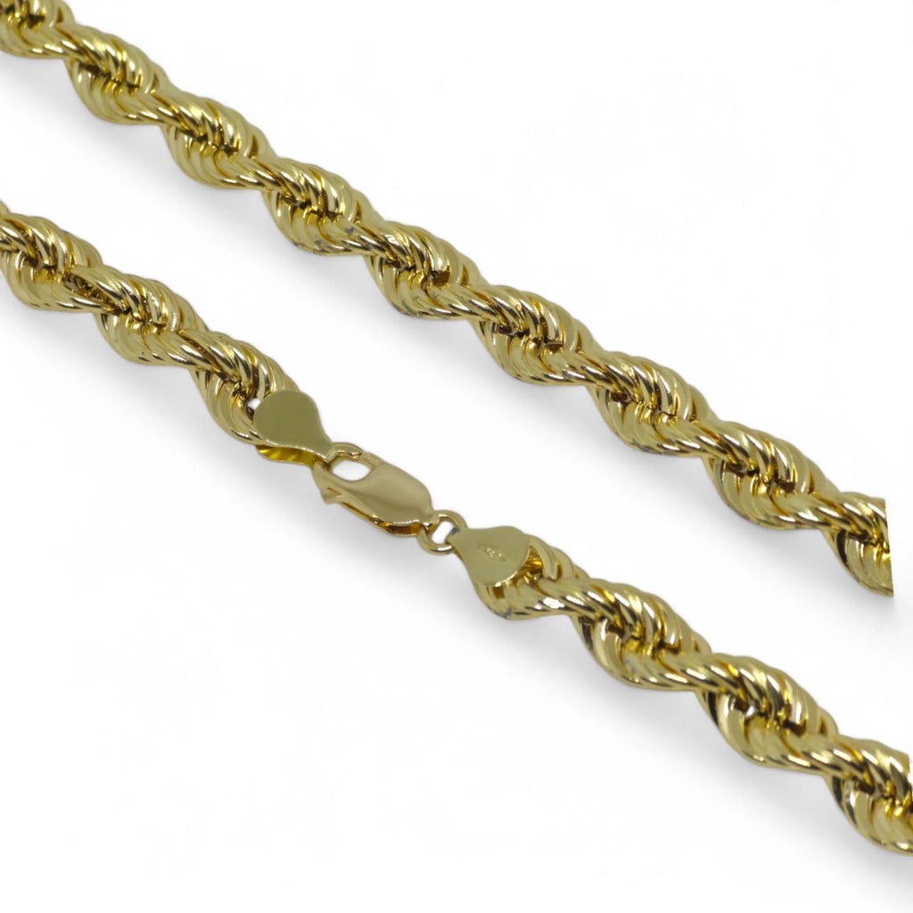 Collana modello funetta in oro giallo 18 carati stile classico 60cm