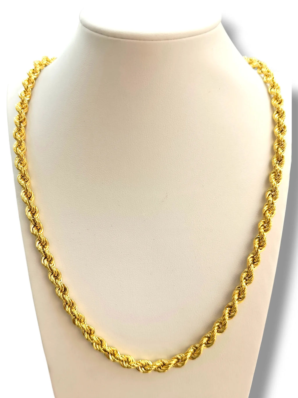 Collana modello funetta in oro giallo 18 carati stile classico