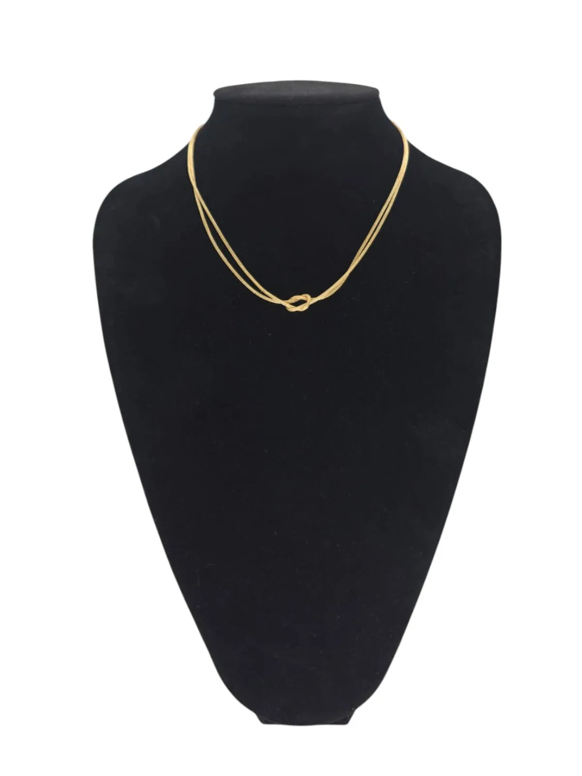Collana nodo da donna in oro giallo 18kt