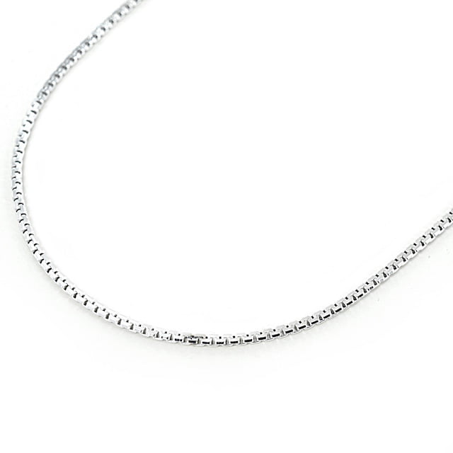 Collana oro bianco veneziana 45 cm 18 kt + ciondolo Elements donnaoro lettera in oro bianco e diamanti