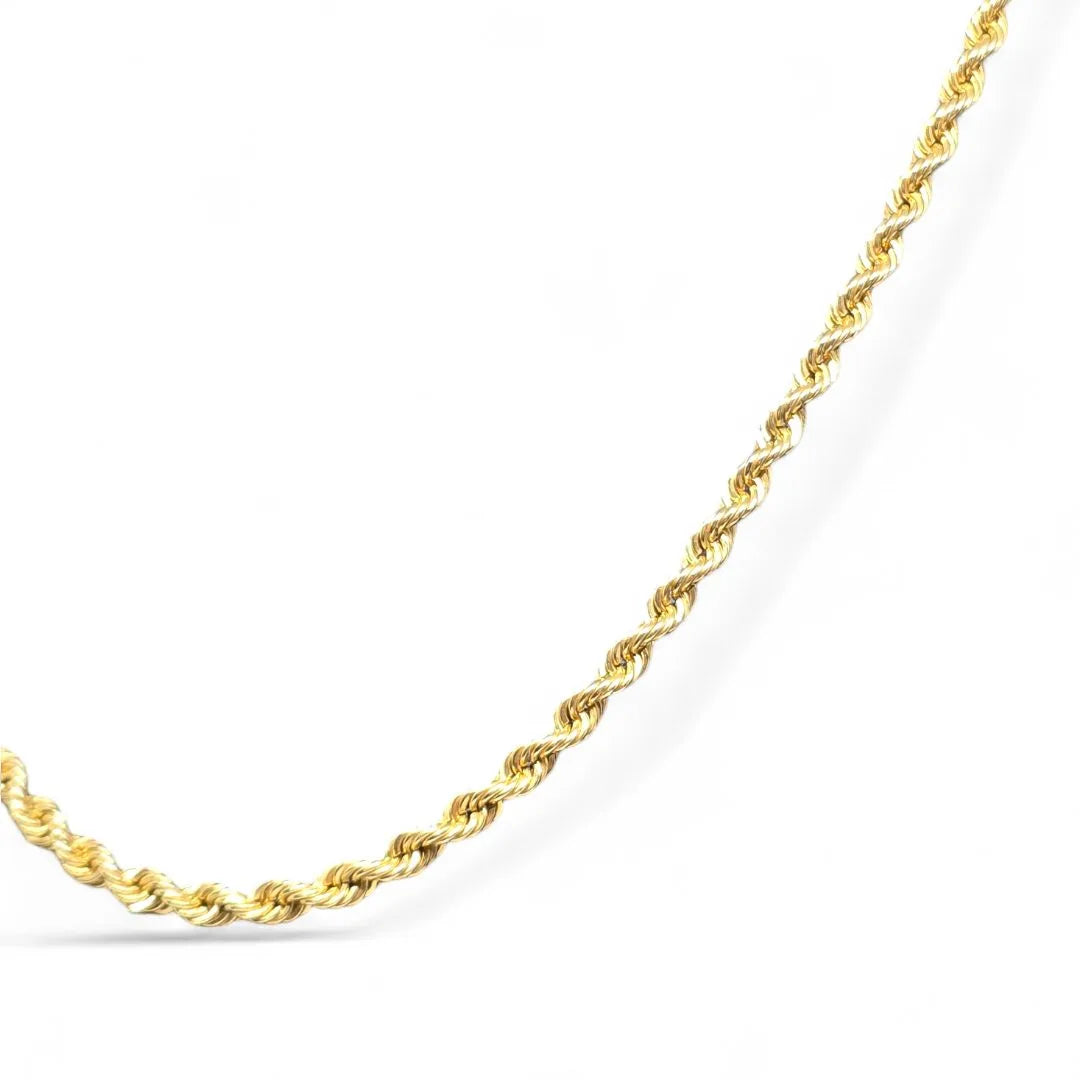 Collana oro giallo 18 carati funetta 50 cm unisex