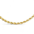Collana in oro giallo 18 carati modello funetta misura 50 cm