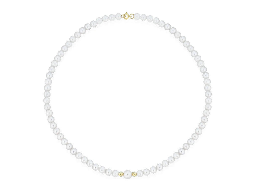 Collana perle Kioto con chiusura in oro giallo 9kt