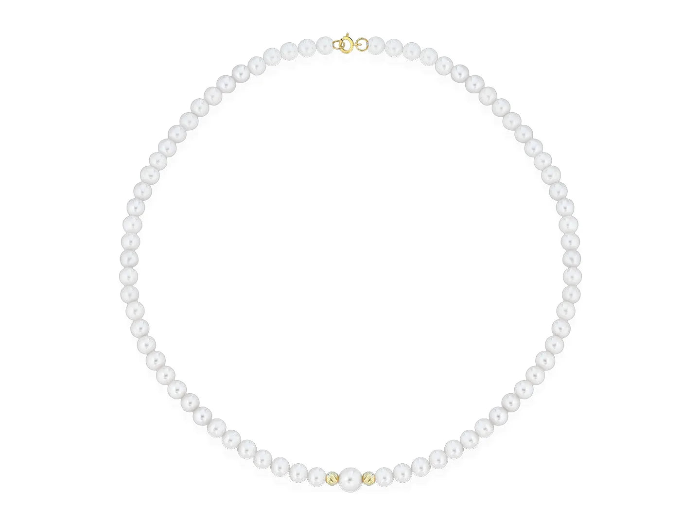Collana perle Kioto con chiusura in oro giallo 9kt