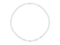 Collana perle Kioto con sfere argentate chiusura 9kt