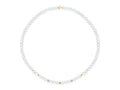 Collana perle Kioto con sfere argentate e dorate