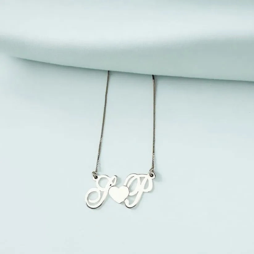 Collana personalizzata con iniziali in argento 925