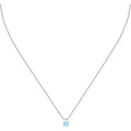 Collana punto luce argento donna colore azzurro Le petite story lps10awv11