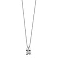 Collana punto luce donna in oro bianco e diamante Comete Oro 18kt glb 1408
