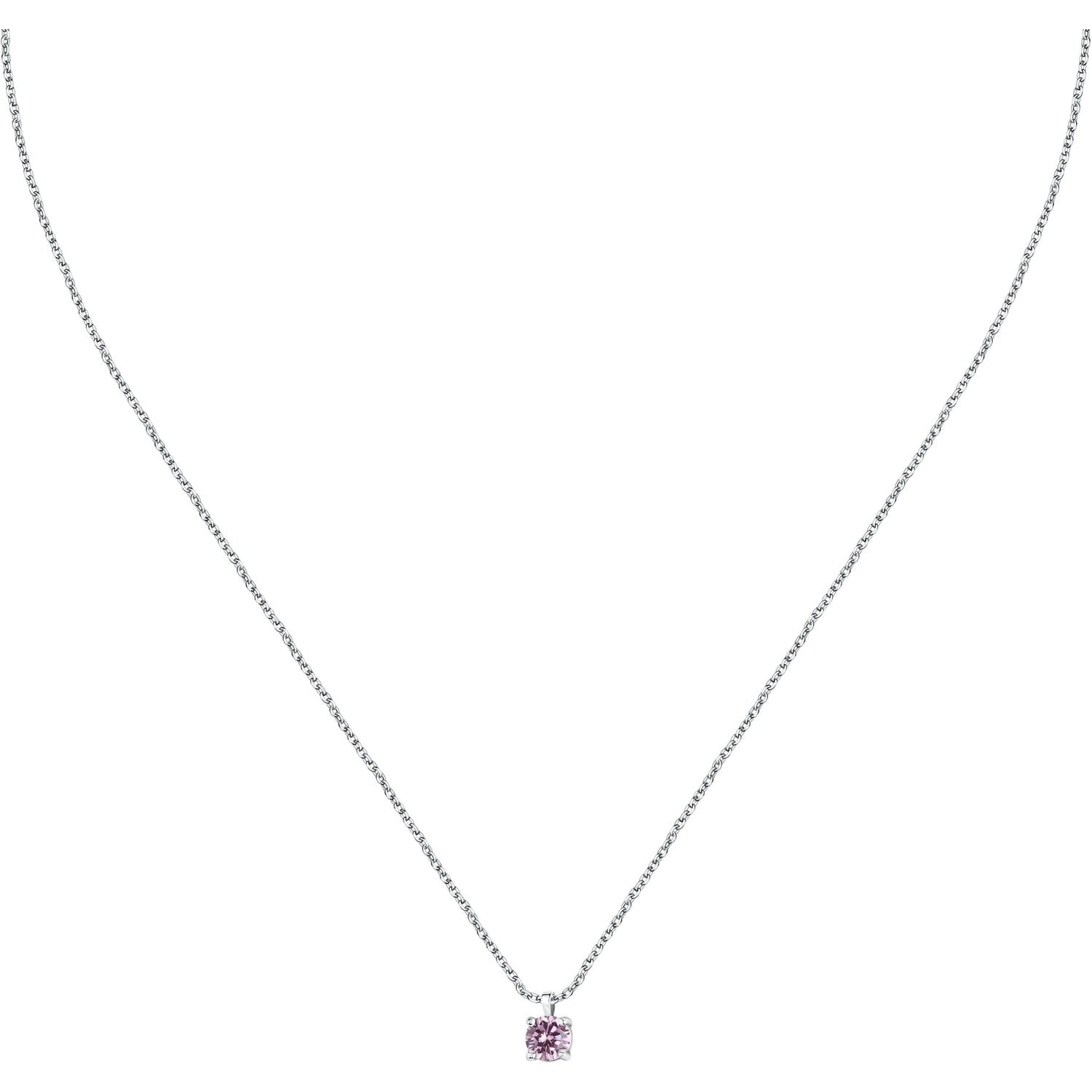 Damen-Halskette mit Zirkonia aus Silber Le petite story lps10awv10