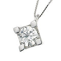Halskette mit Solitaire-Anhänger aus Weißgold und Diamanten PLGL002 PG Gioielli für Damen