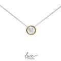 Collana punto luce oro giallo e diamanti Donnaoro DHPL7383.004