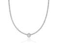 Collana tennis Kiara donna con zorconi in ottone kcld3950b