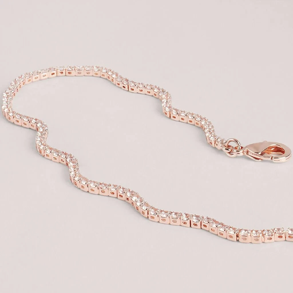 Collana tennis donna Stroili ottone rosa 1689010