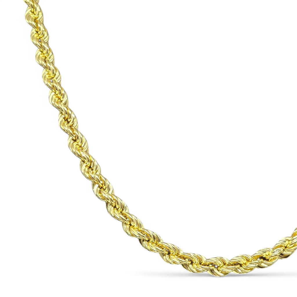 Collana unisex funetta classica in oro giallo 18kt 750