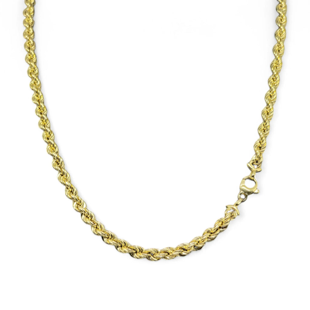 Collana unisex funetta classica in oro giallo 18kt 750