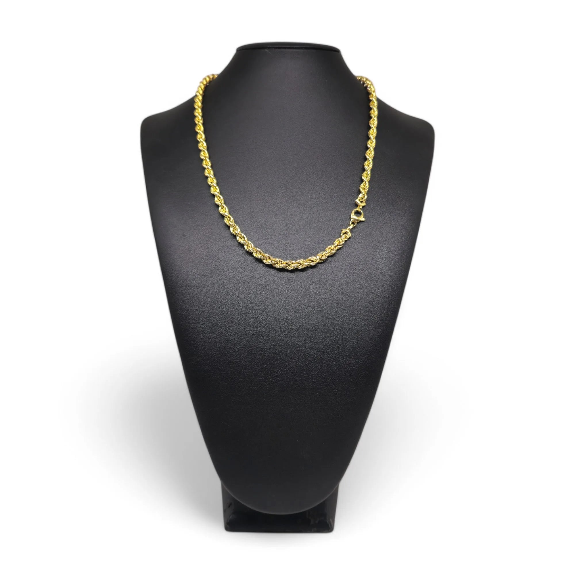 Collana unisex funetta classica in oro giallo 18kt 750