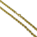 Collana unisex funetta classica in oro giallo 18kt 750