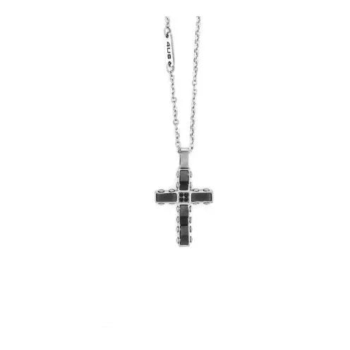 Collana uomo con croce nera Cesare Paciotti 4ucl7825