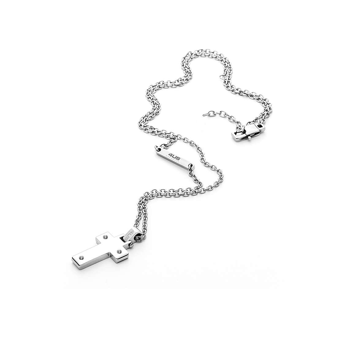 Collana uomo gioielli Cesare Paciotti croce 4ucl4975