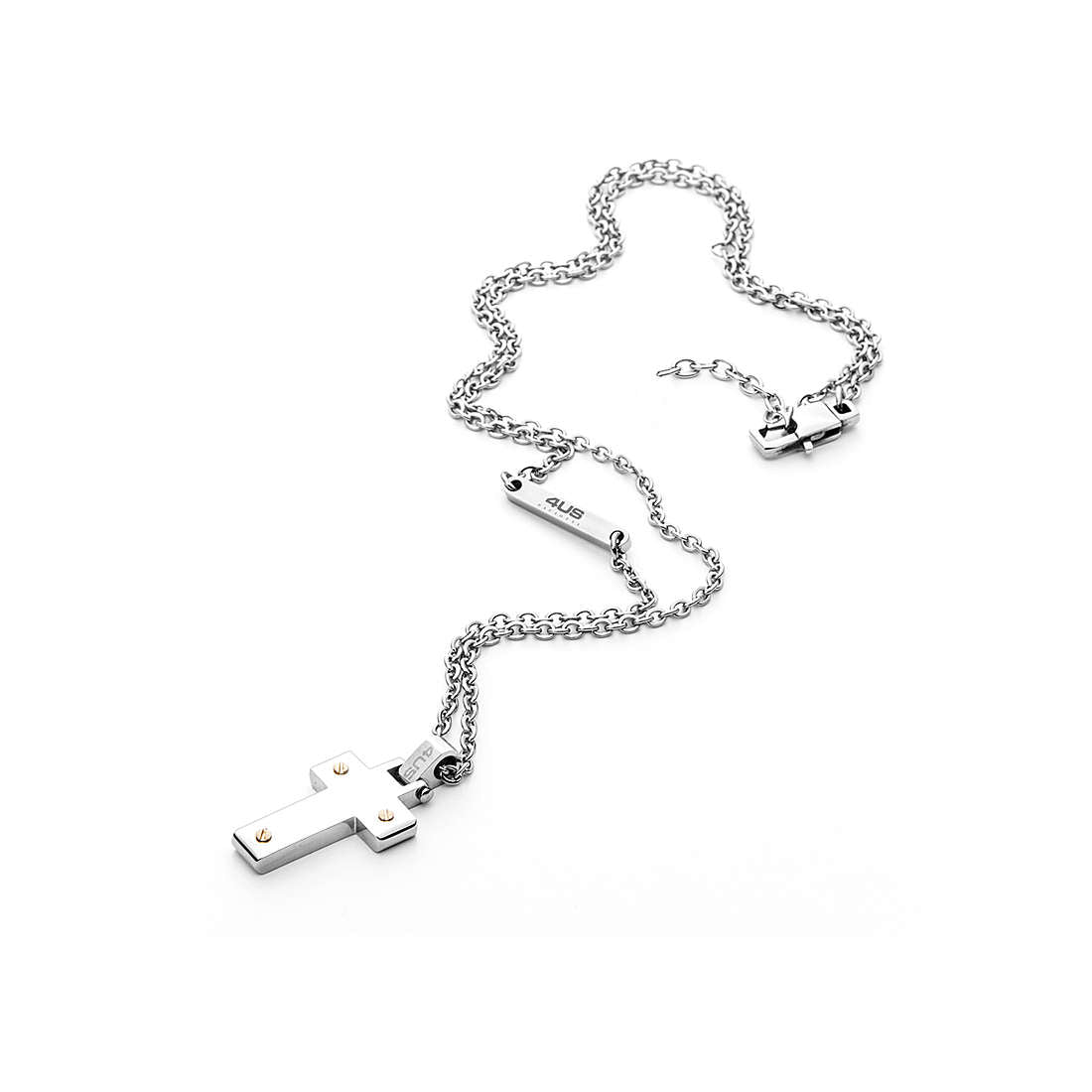 Collana uomo gioielli Cesare Paciotti croce 4ucl4976
