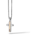 Collana uomo gioielli Comete Elegant con croce ugl 701
