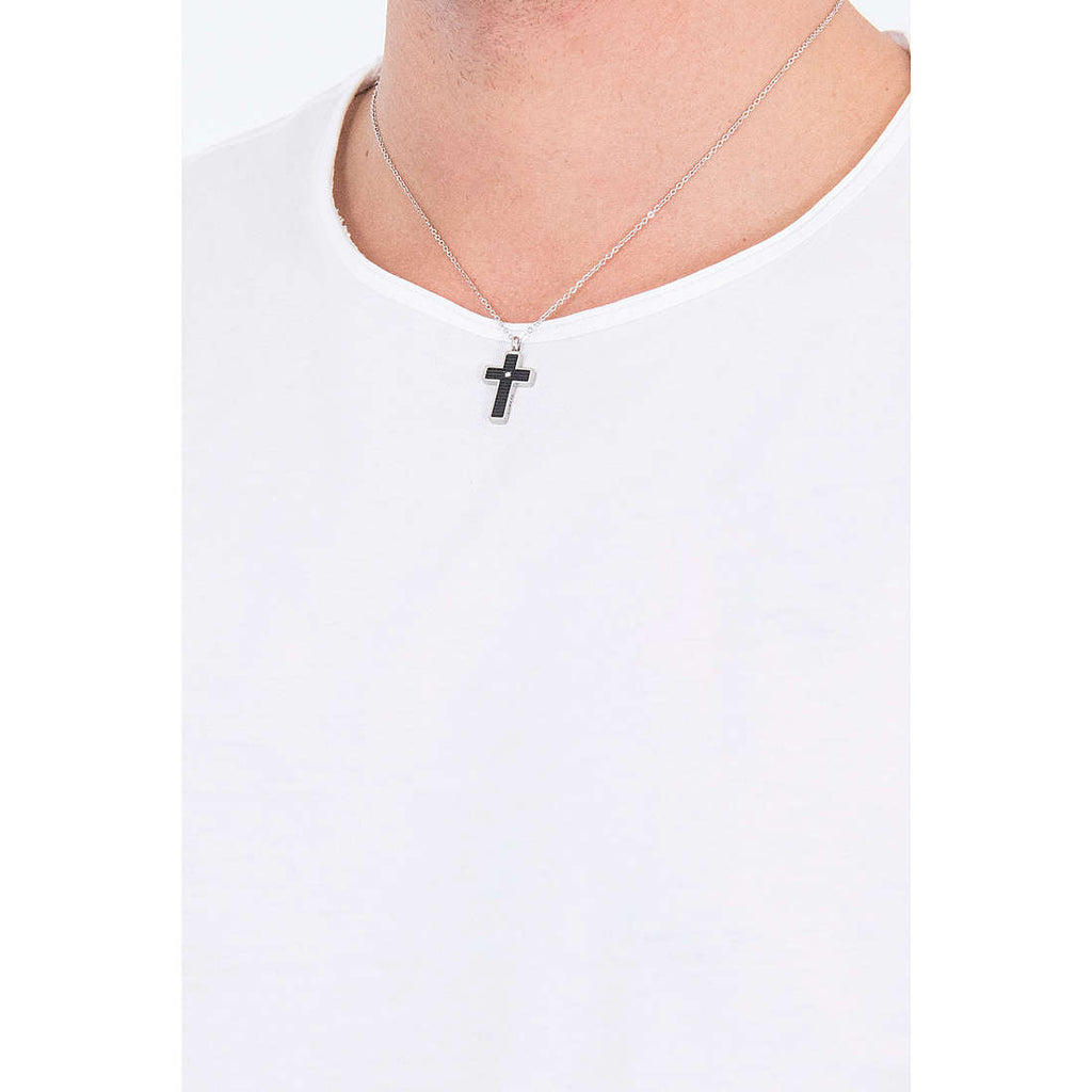 Collana uomo gioielli Comete con croce ugl 635