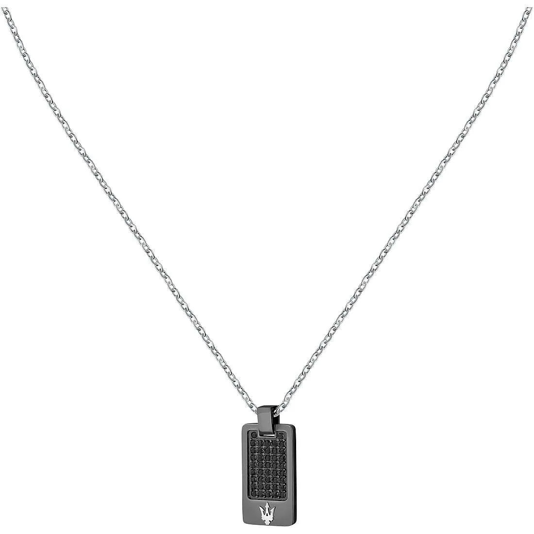 Collana uomo gioielli Maserati Iconic jm424avd75