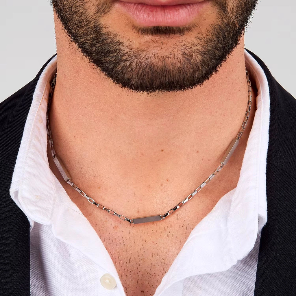 Collana uomo gioielli Maserati iconic jm425avd110