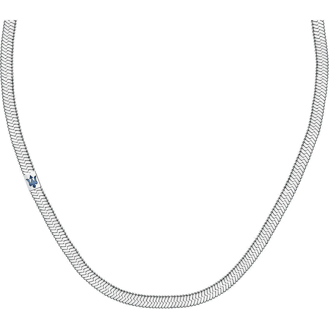 Collana uomo gioielli Maserati jm422avd14