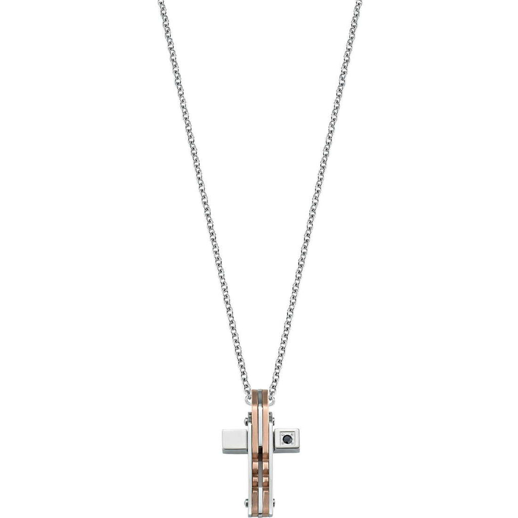 Sector Spirit Herrenhalskette mit Edelstahlkreuz szq10
